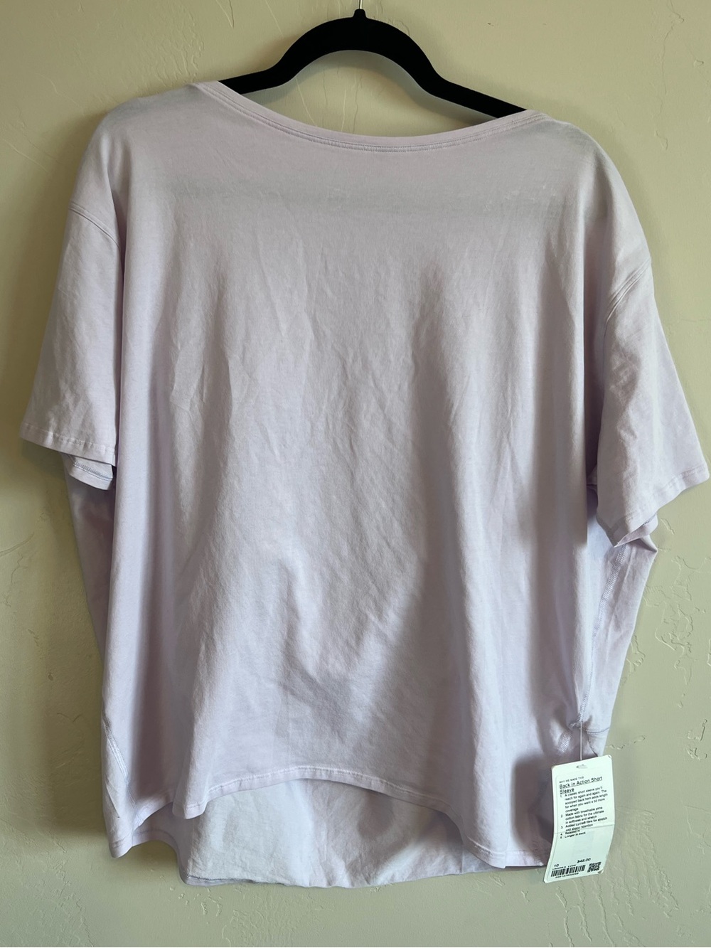 NWT Back in Action Short Sleeve, Lavender Dew, Size 10